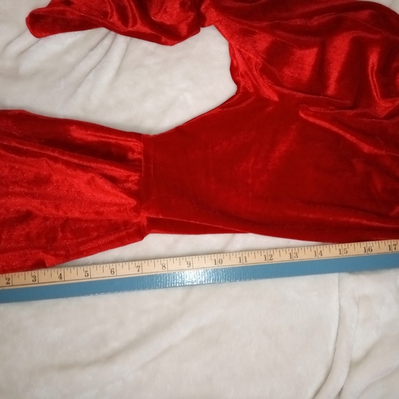 NWT Candy Cane Cutie White Sweatshirt and Pants Set - Picture 7 of 14